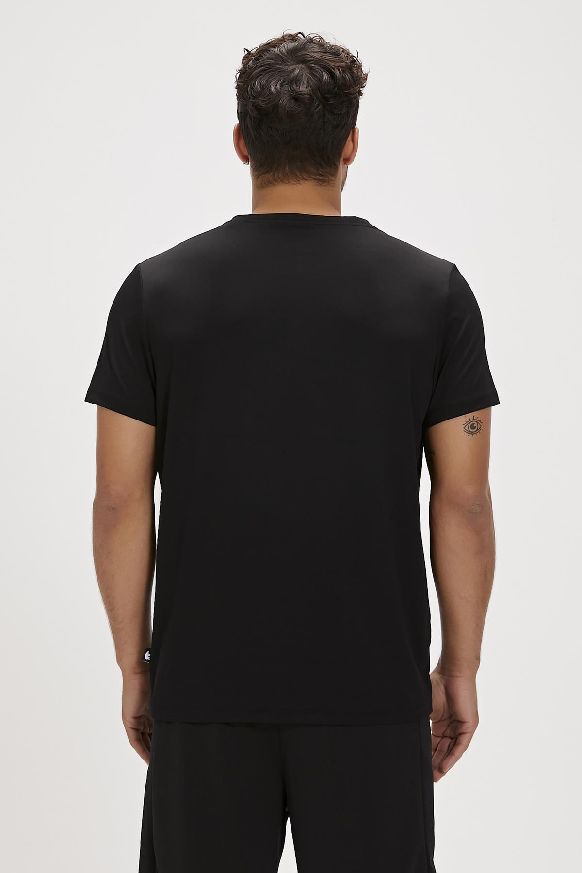 Jesse Siyah Baskılı Erkek Tişört