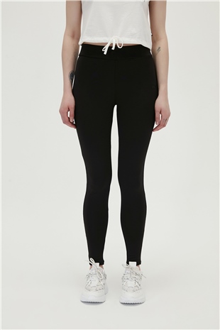 Chelsea Siyah Uzun Kadın Tayt