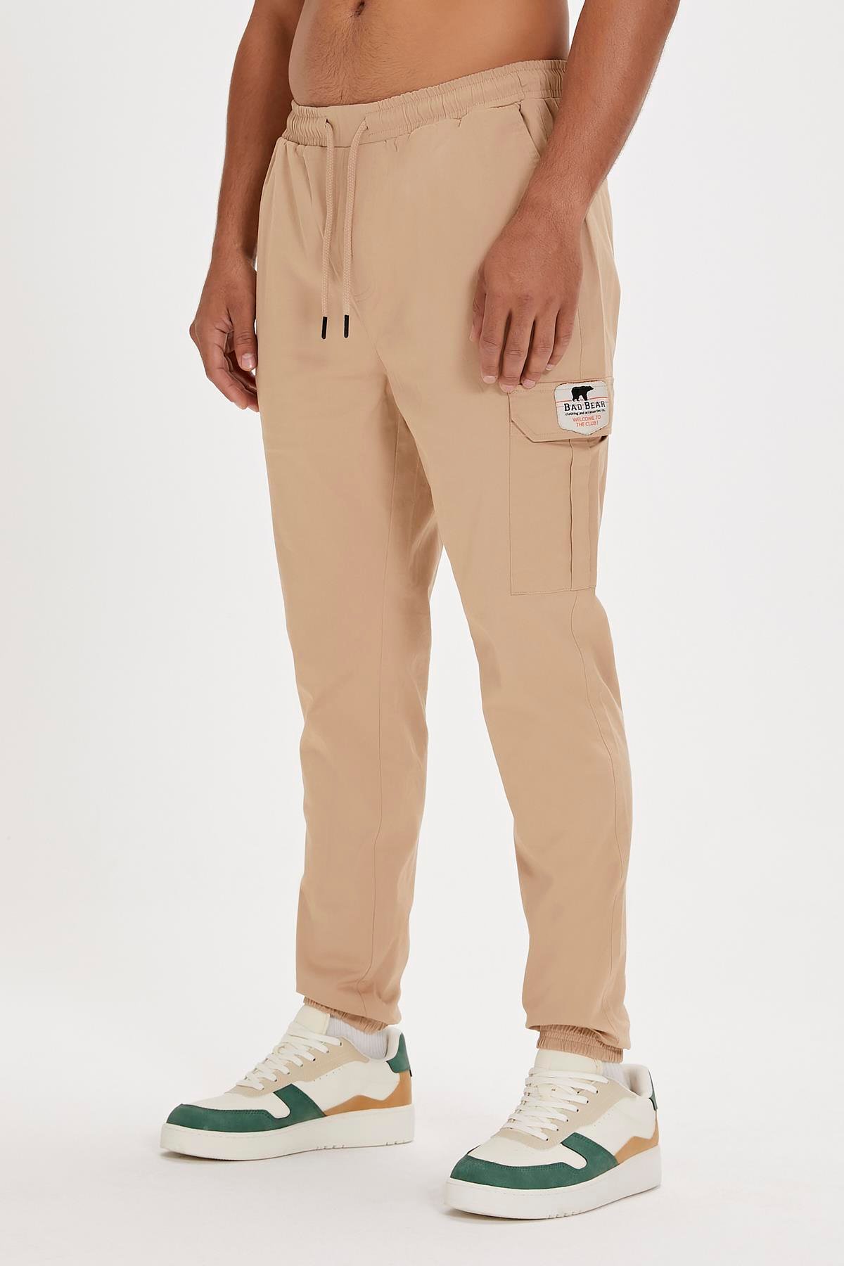 Kylian Bej Kargo Cepli Erkek Pantolon