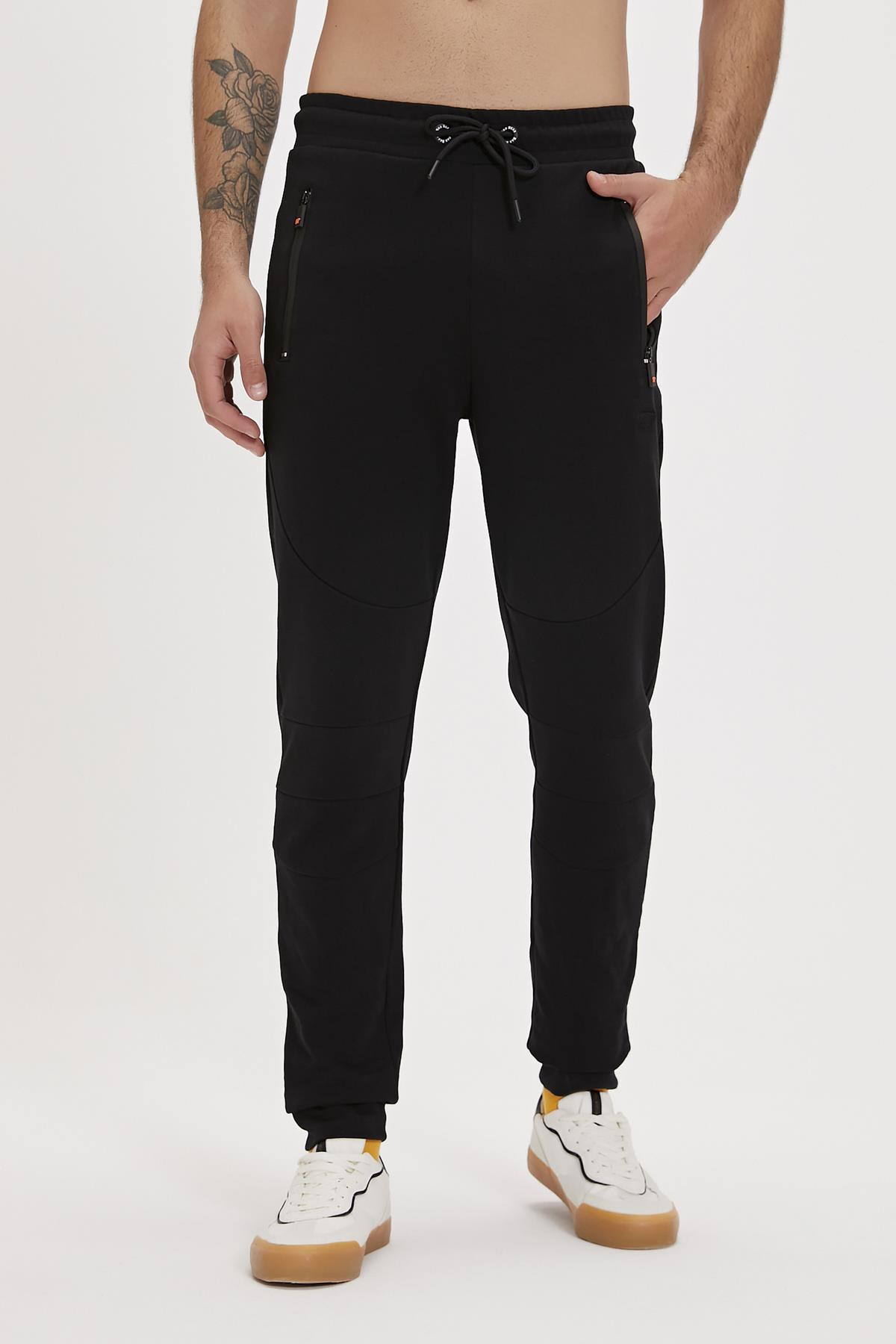 Leo SweatPans Siyah Erkek Eşofman Altı