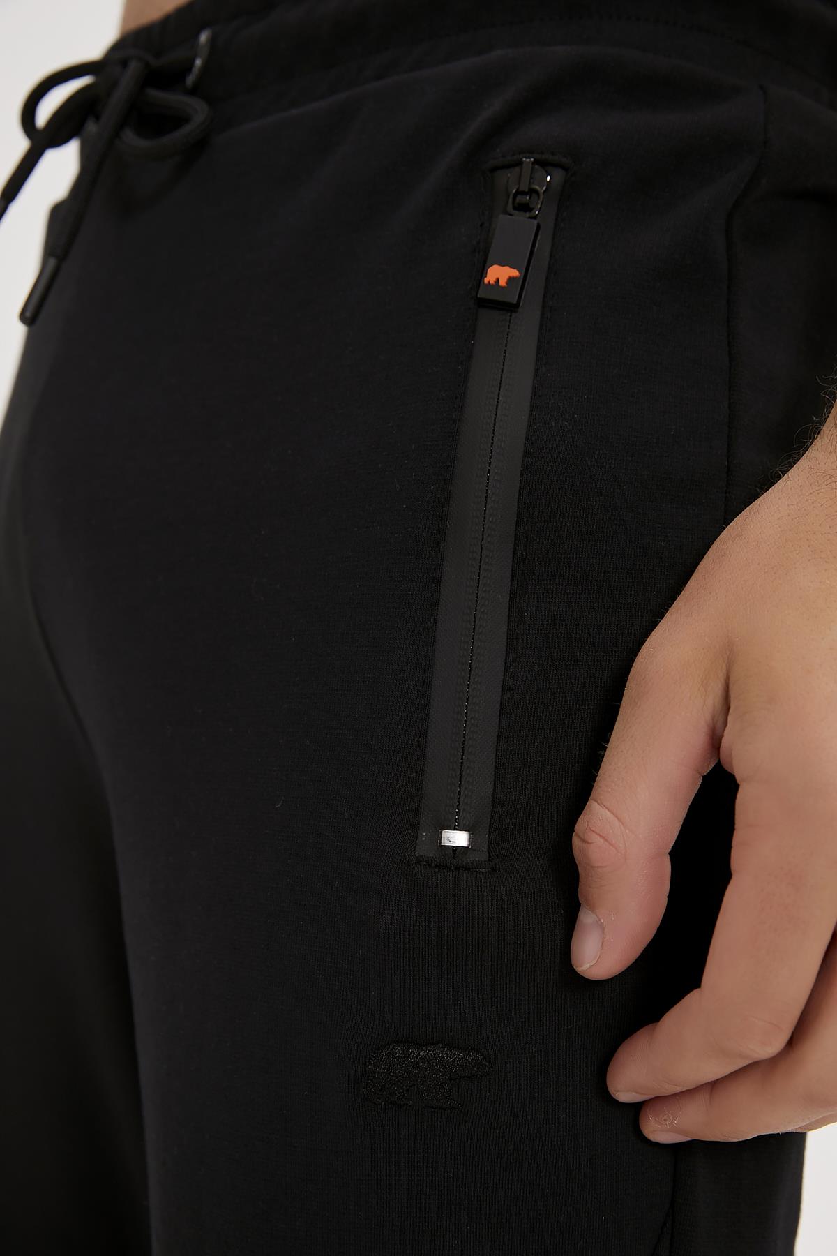 Leo SweatPans Siyah Erkek Eşofman Altı