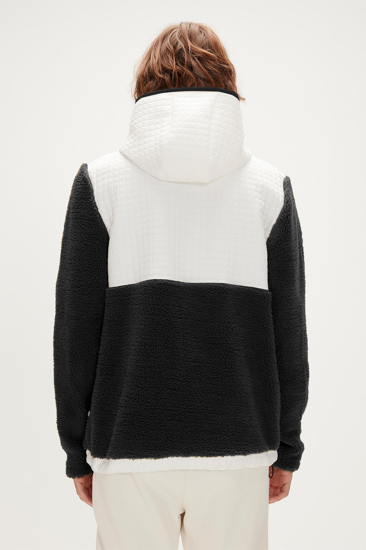 Leonard Siyah Erkek Polar Mont