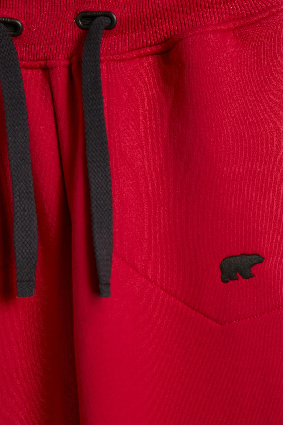 Less Plain Sweatpants Kids Crimson-Red Kırmızı Çocuk Eşofman Altı