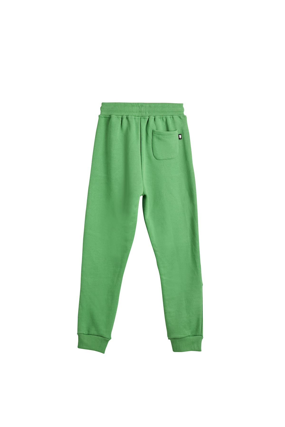 Less Plain Sweatpants Kids Green Yeşil Çocuk Eşofman Altı
