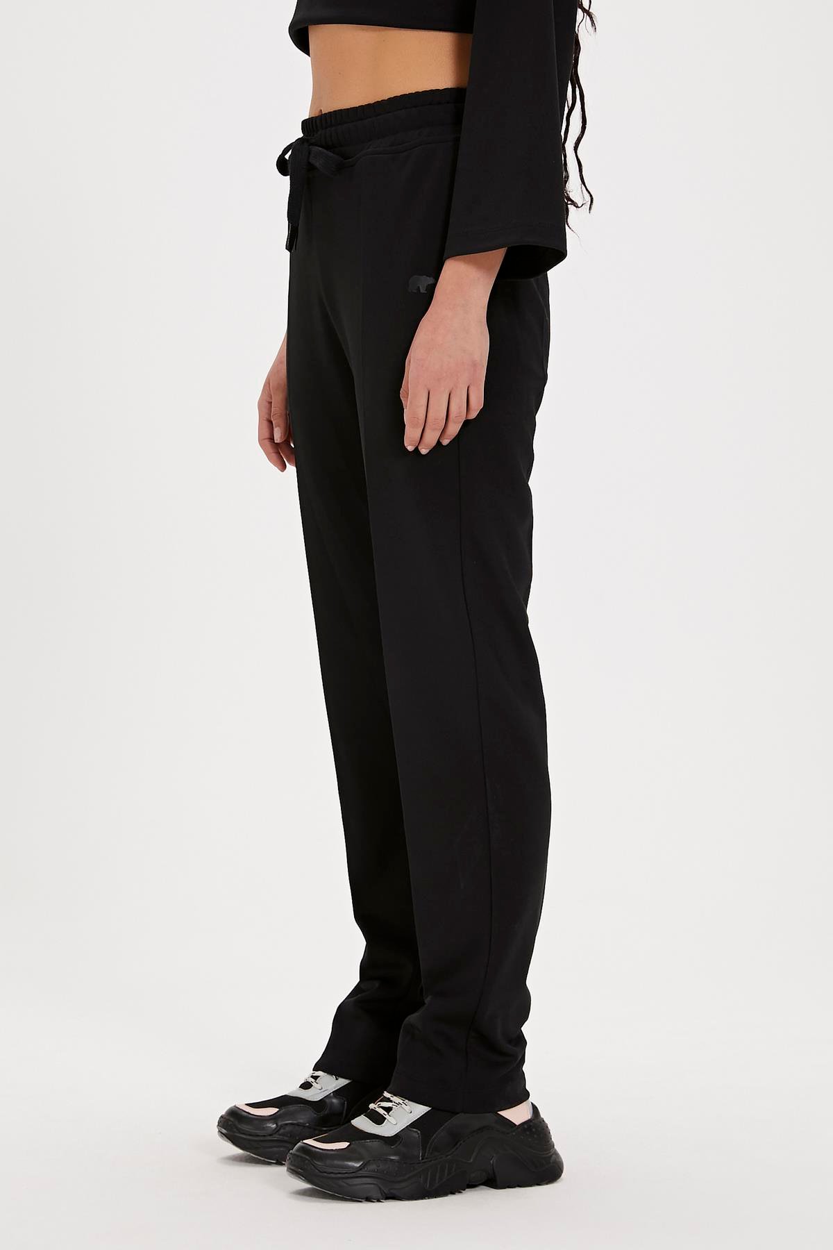 Lexı SweatPants Siyah Kadın Eşofman Altı