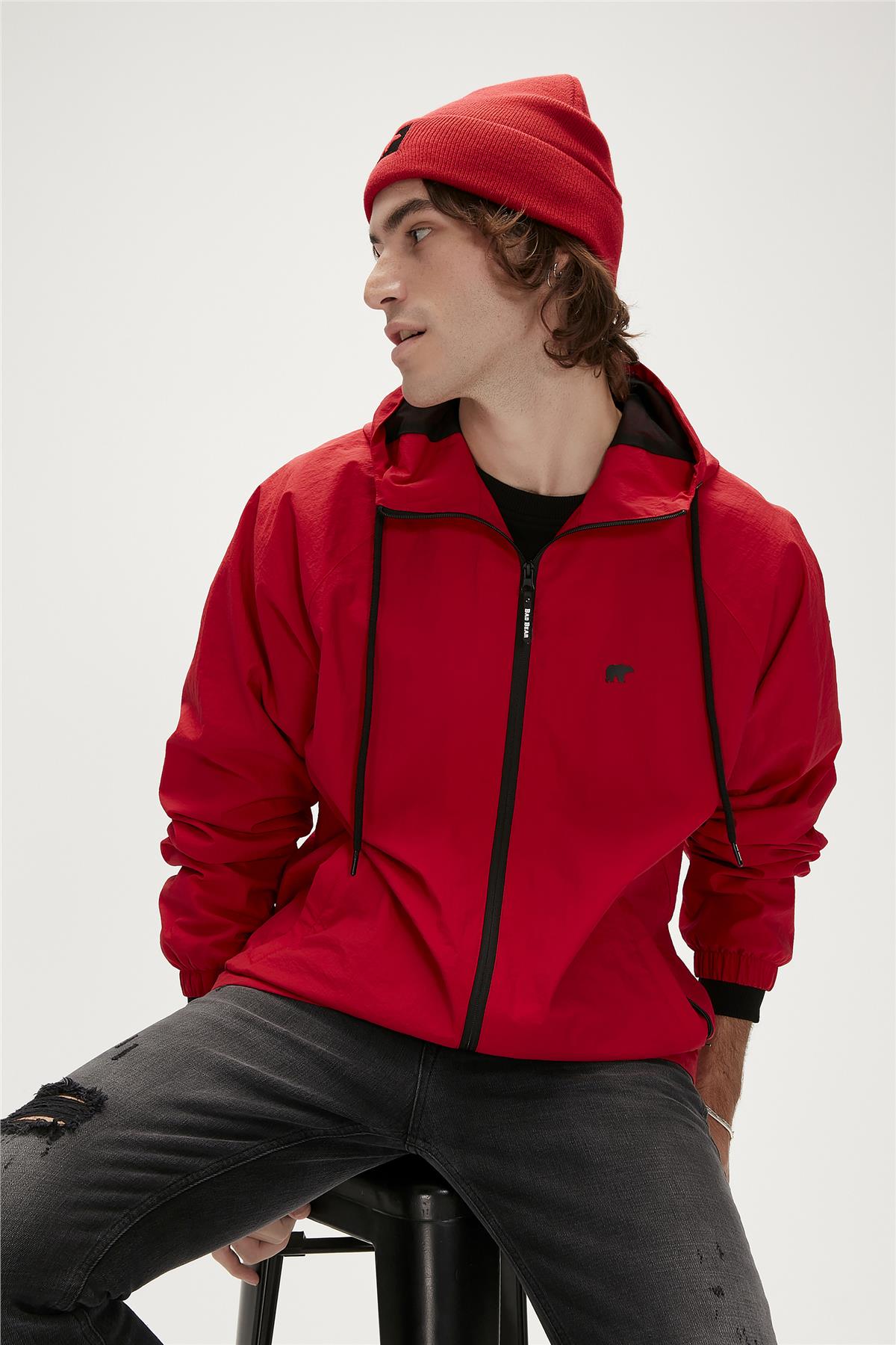 Linea Kırmızı Erkek Rüzgarlık