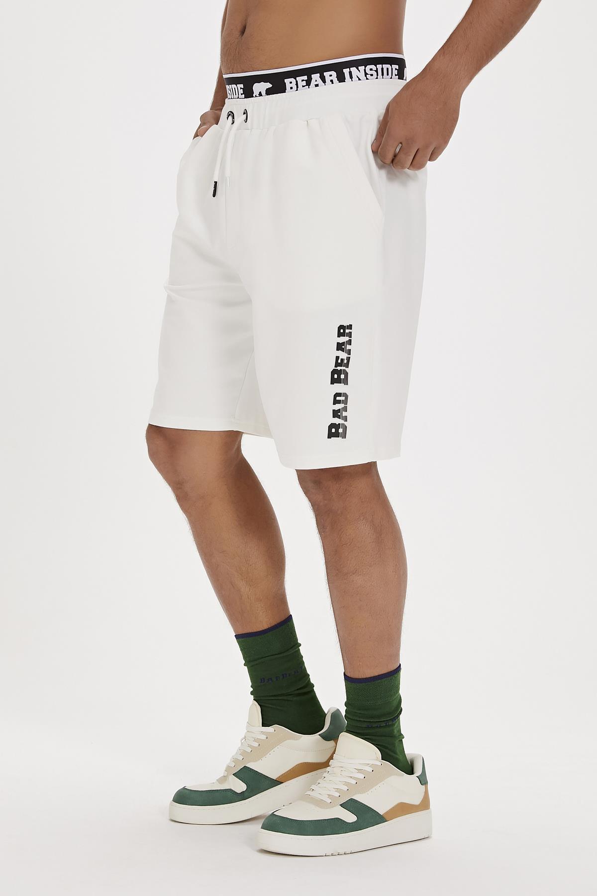 Long Off-White Mens Shorts
