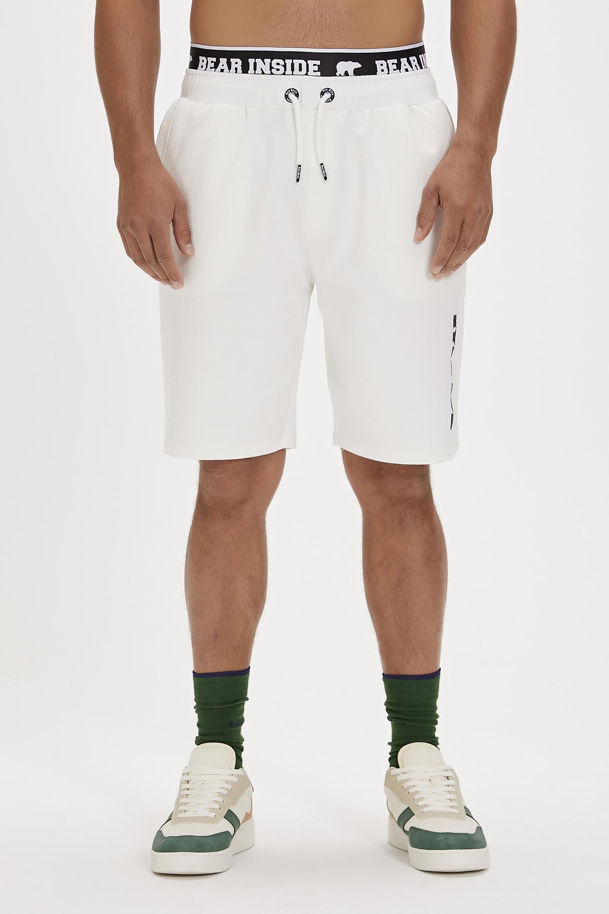 Long Off-White Mens Shorts