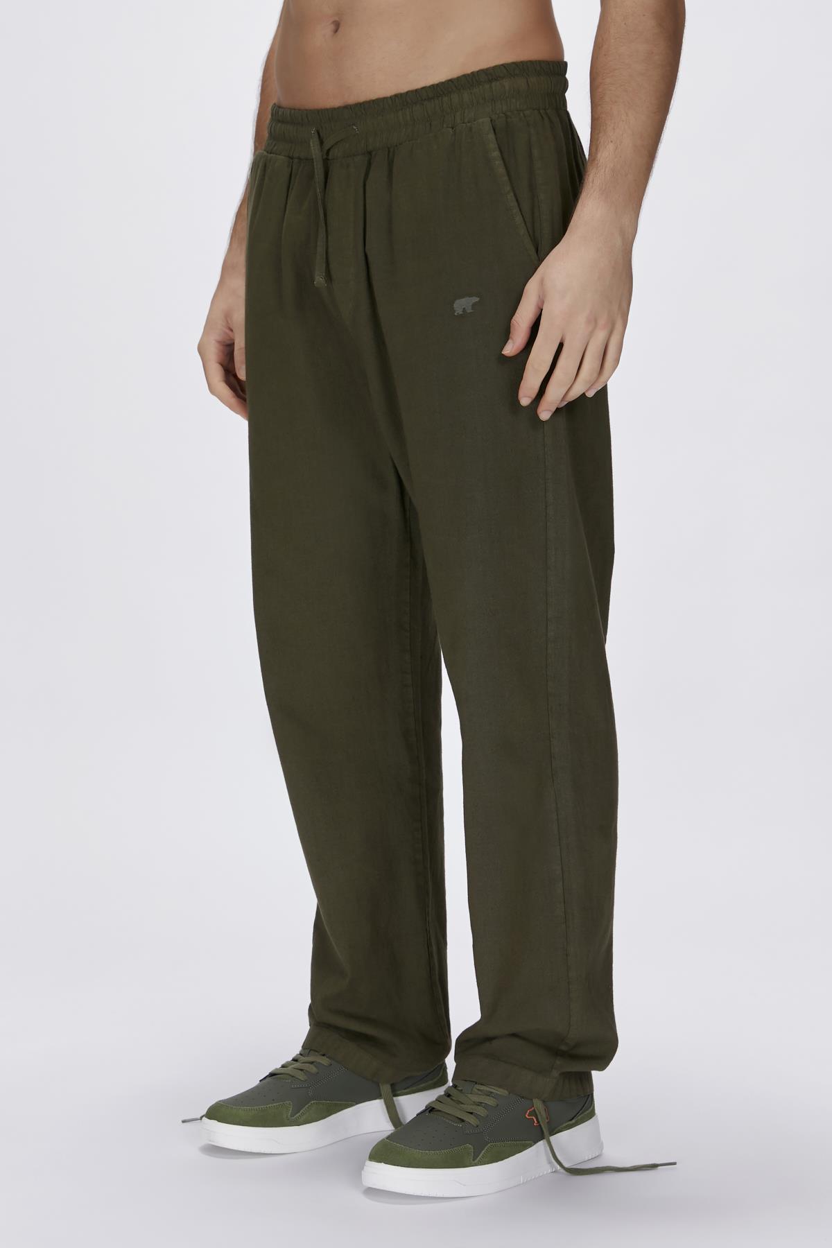 Lowell Haki Erkek Pantolon