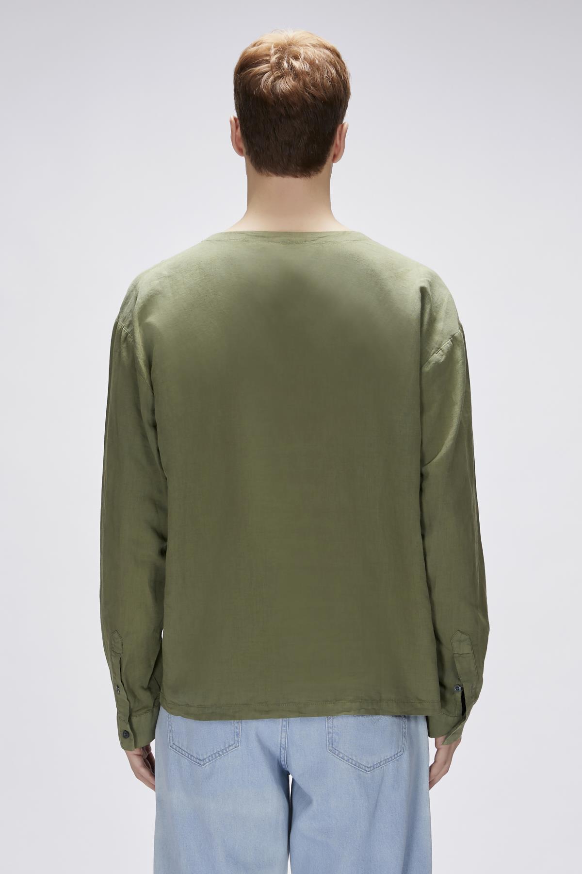 Loyd Haki Erkek Gömlek