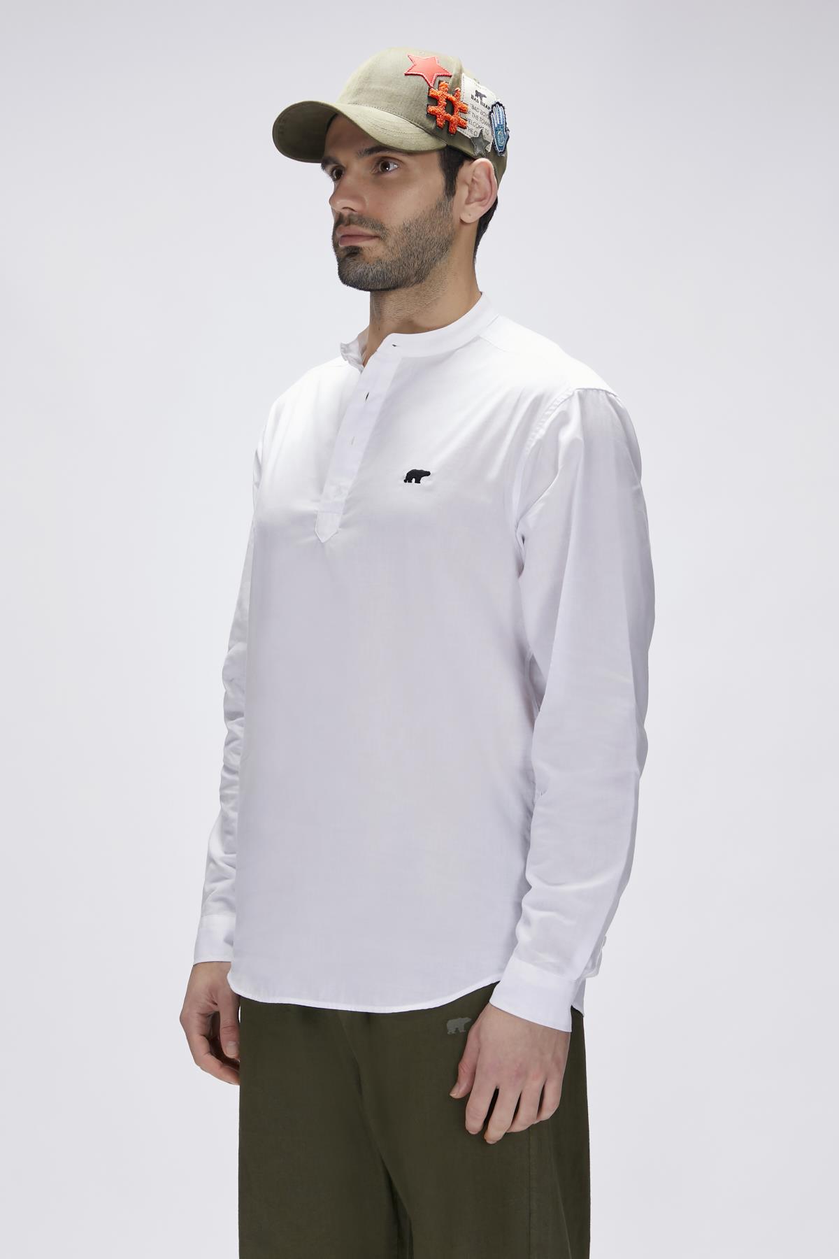 Luigi Beyaz Erkek Gömlek
