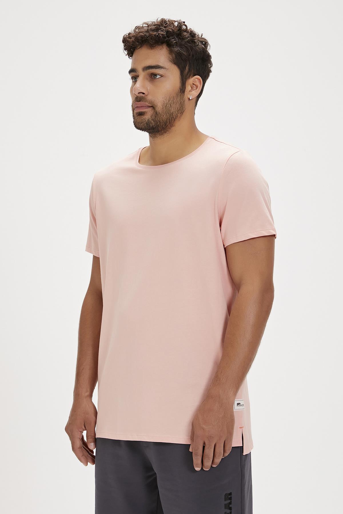 Major Pembe Basic Erkek Tişört