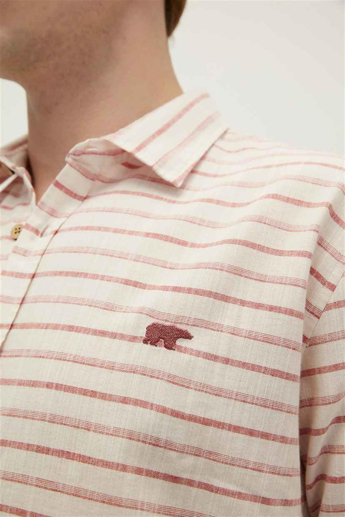 Marshall Shirt Crimson Red Kırmızı Erkek Gömlek