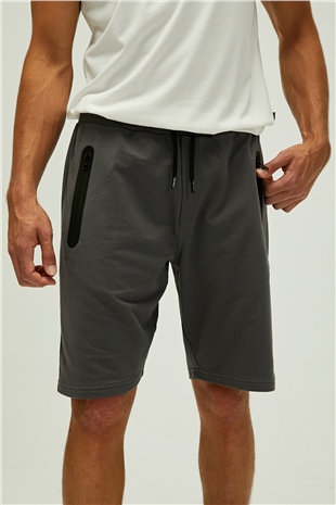 Miles SweatShorts Antrasit Erkek Şort