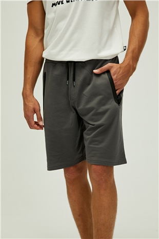 Miles SweatShorts Antrasit Erkek Şort