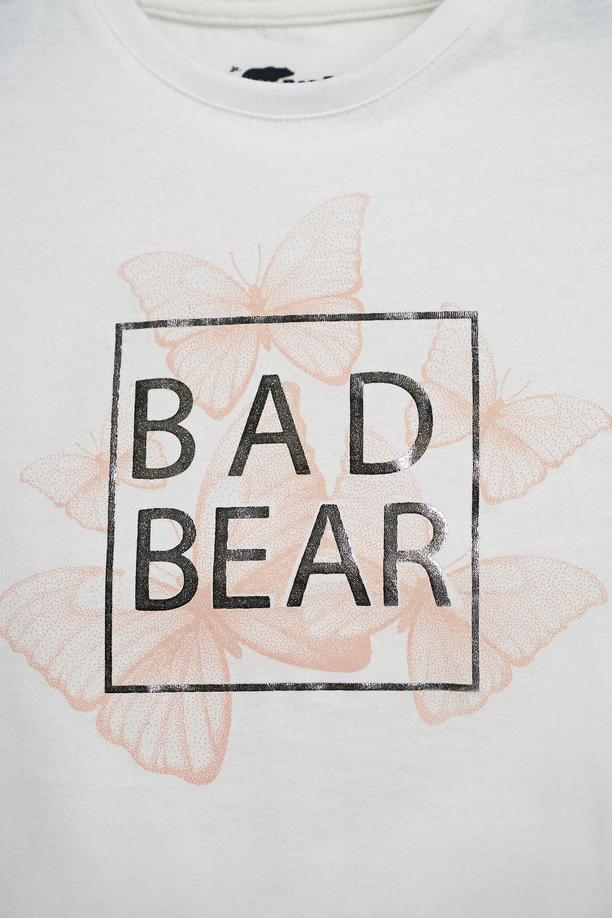 Miracle Beyaz Baskılı Kız Çocuk Tişört