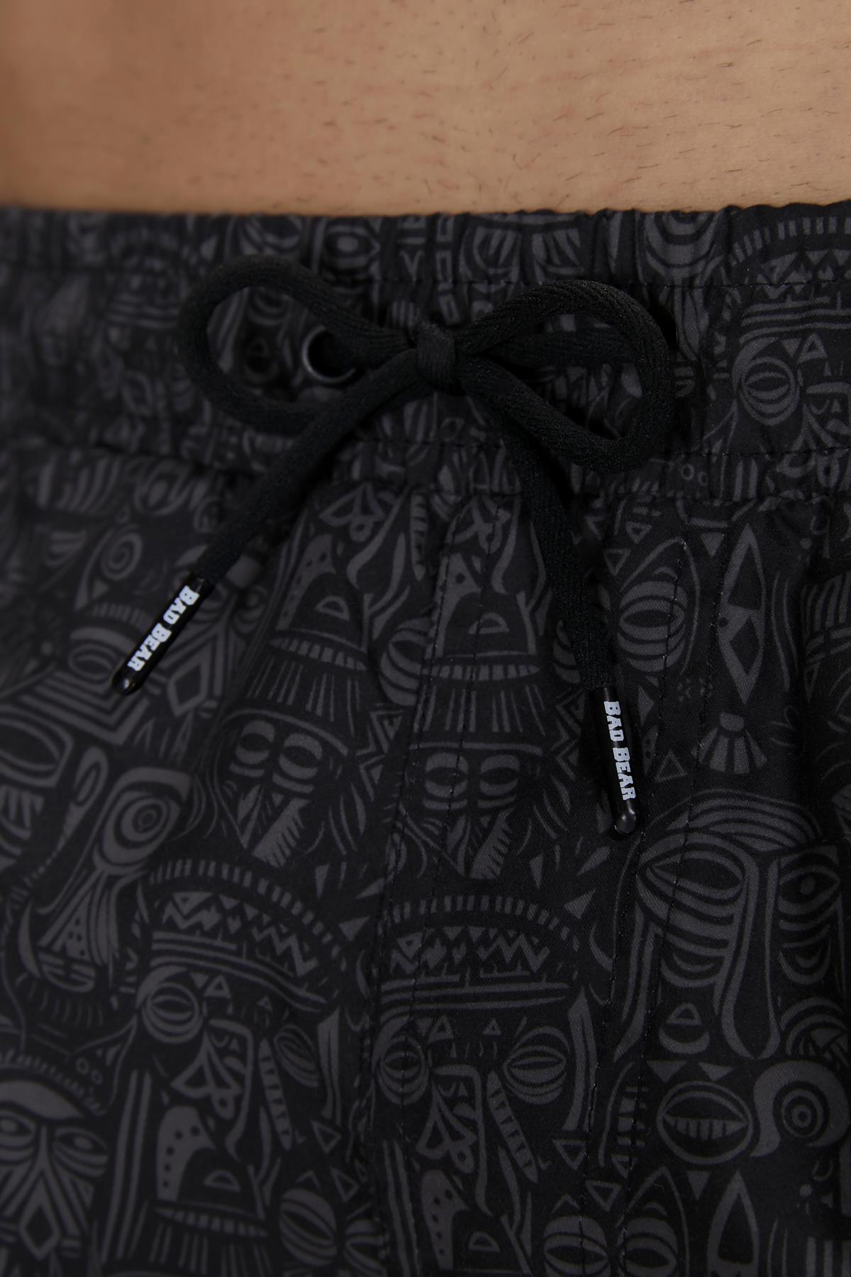 Moshe Siyah Erkek Deniz Şortu