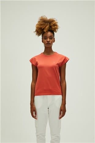 Mudra T-Shirt Ginger Tarçın Basic Kadın Tişört