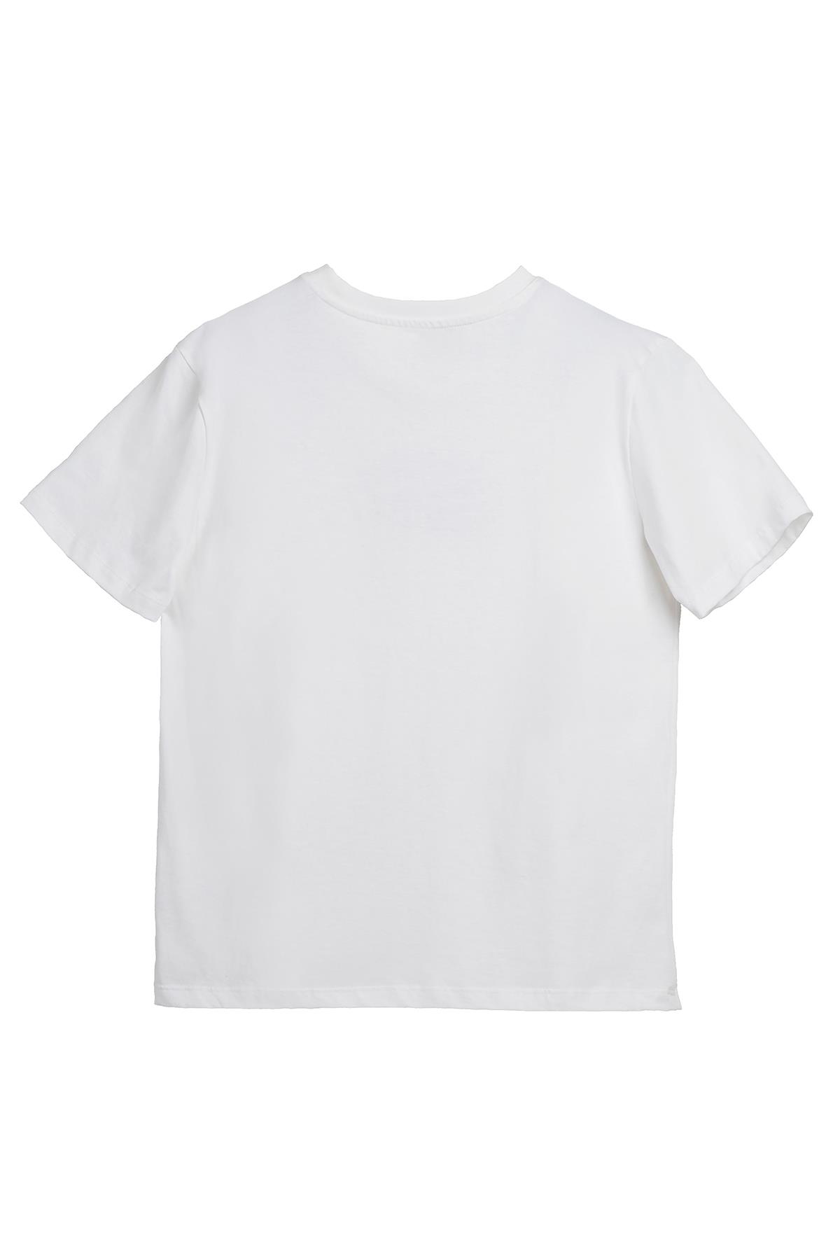 Nikki Beyaz Kız Çocuk Tişört