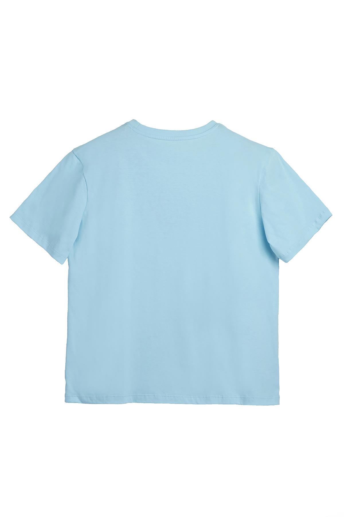 Nikki Mavi Kız Çocuk Tişört