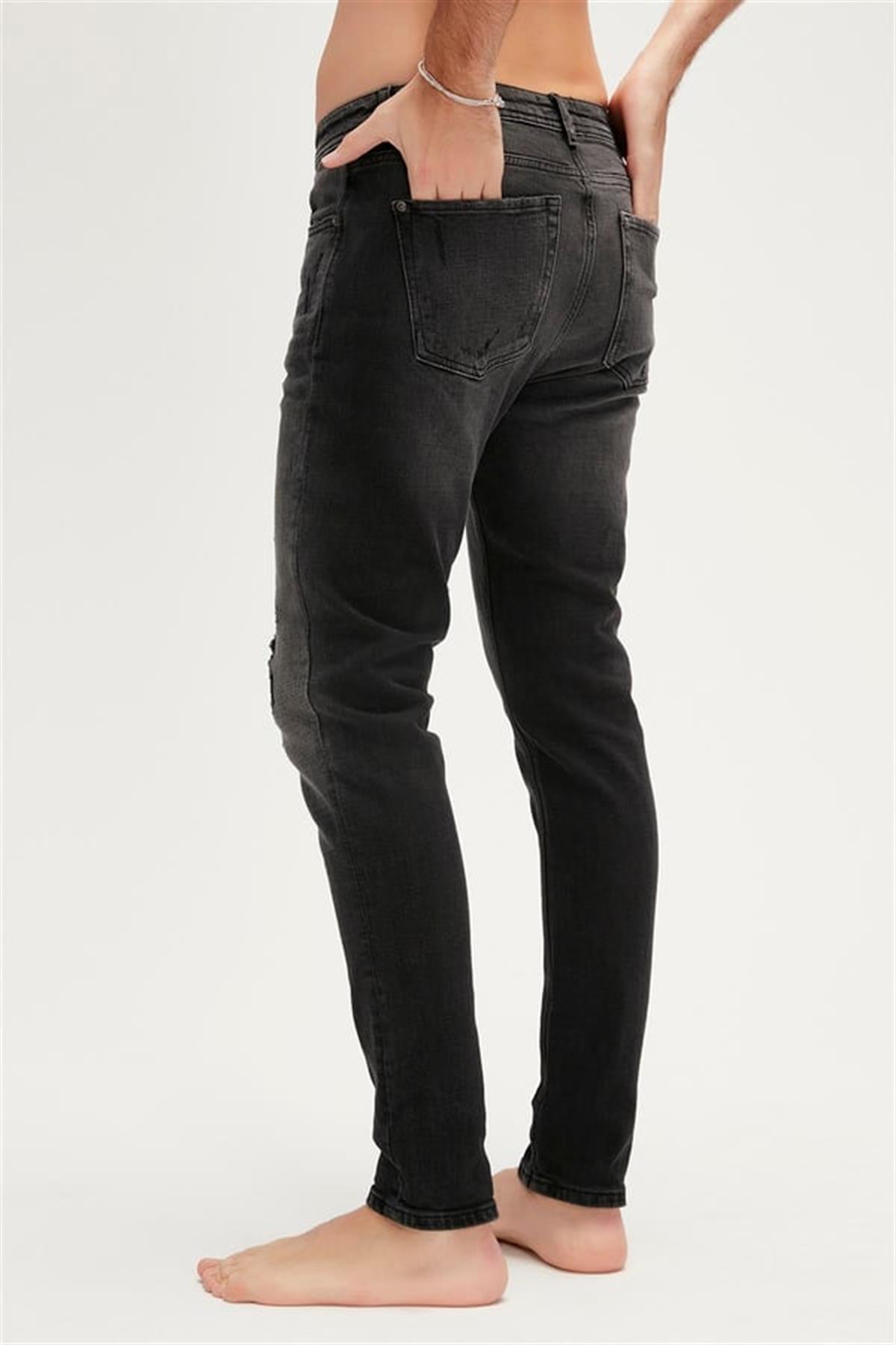 Palermo Jeans Antrasit Erkek Denim Pantolon