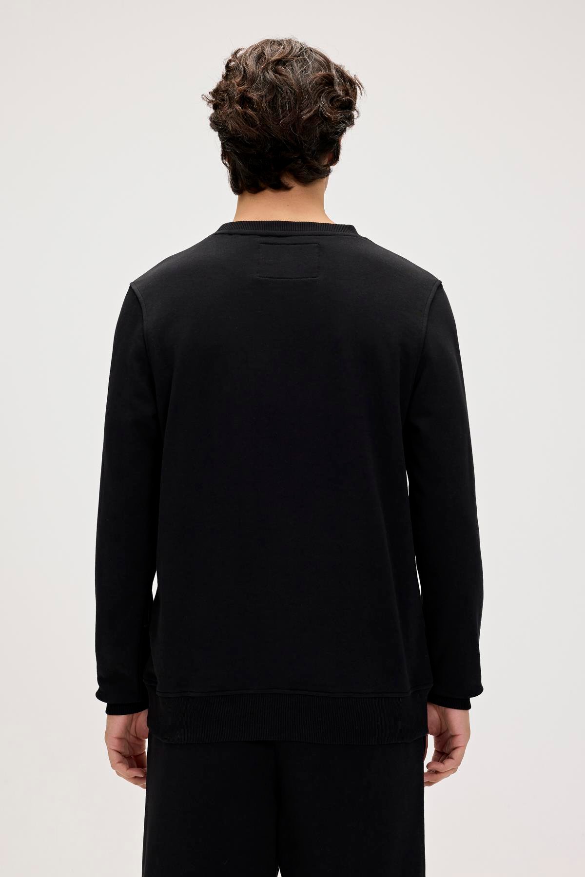 Panther Siyah Erkek Sweatshirt