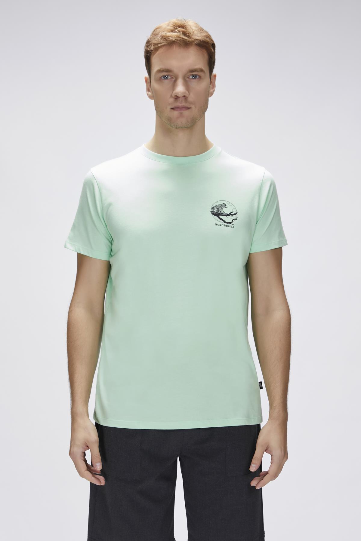 Pard Green Fig Mens Printed T-Shirt