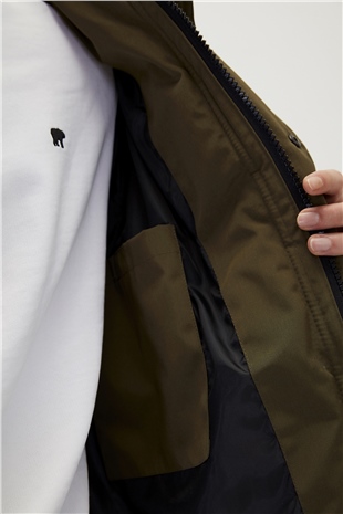Pathfinder Coat Haki Erkek Mont