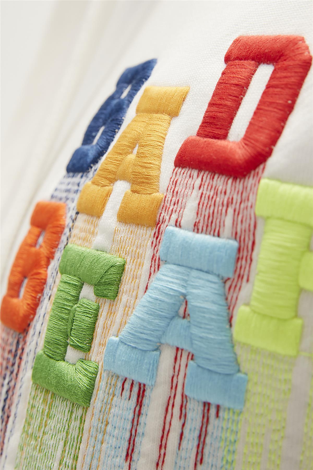 Rainbow Hoodie Off-White Beyaz Kapüşonlu Erkek Sweatshirt