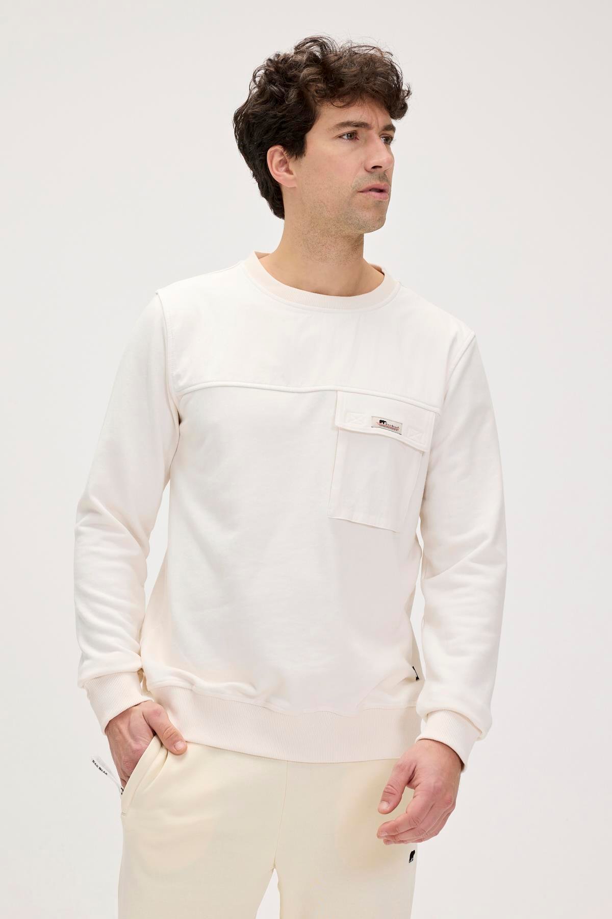 Re-Beverly Marshmallow Mens Sweatshirt