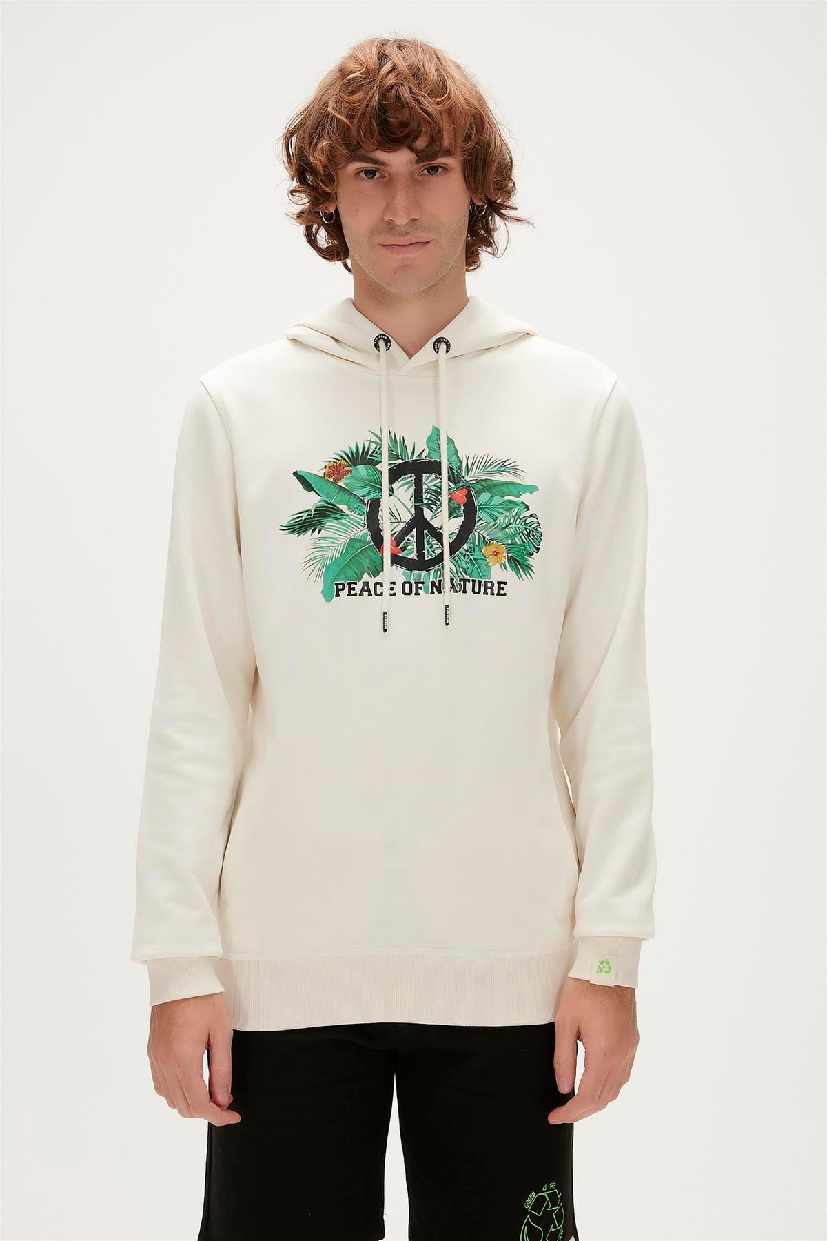 Re-Born Marshmallow Mens Hoodie