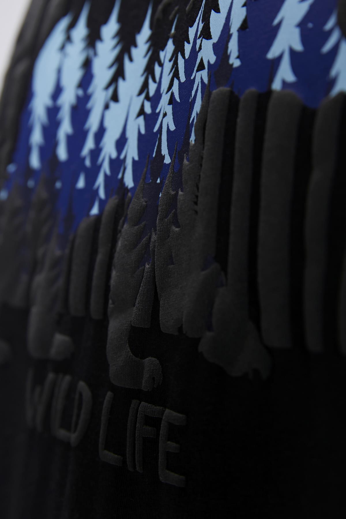 Reid Siyah Erkek Oversize Tişört