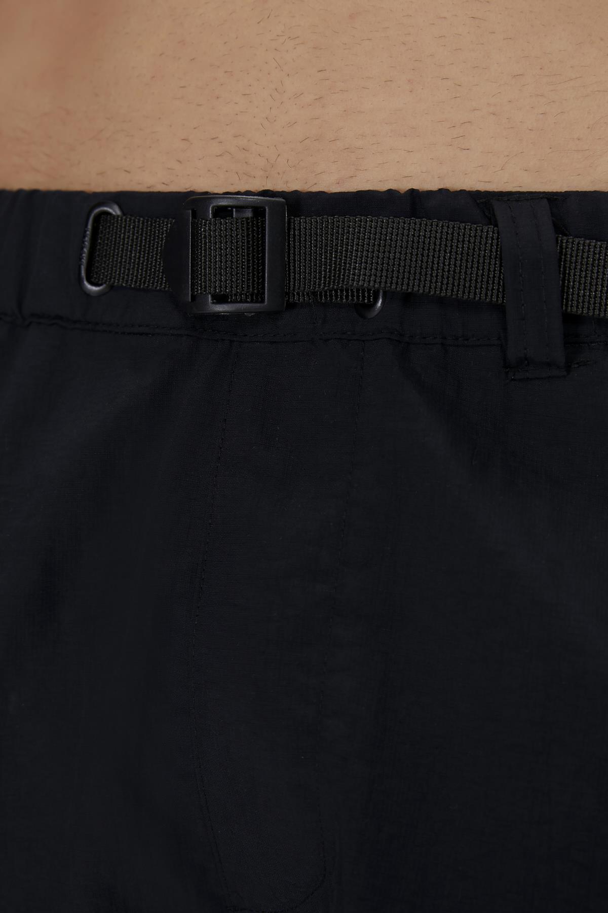 Richard Siyah Erkek Kargo Şort