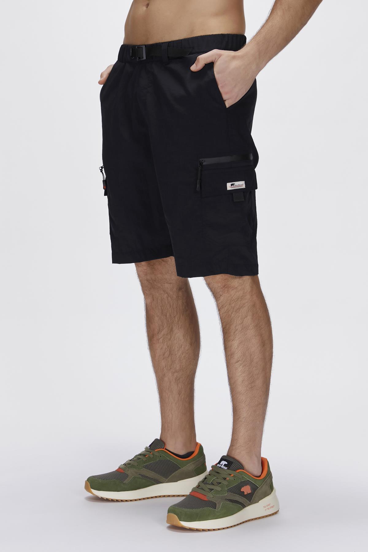 Richard Siyah Erkek Kargo Şort