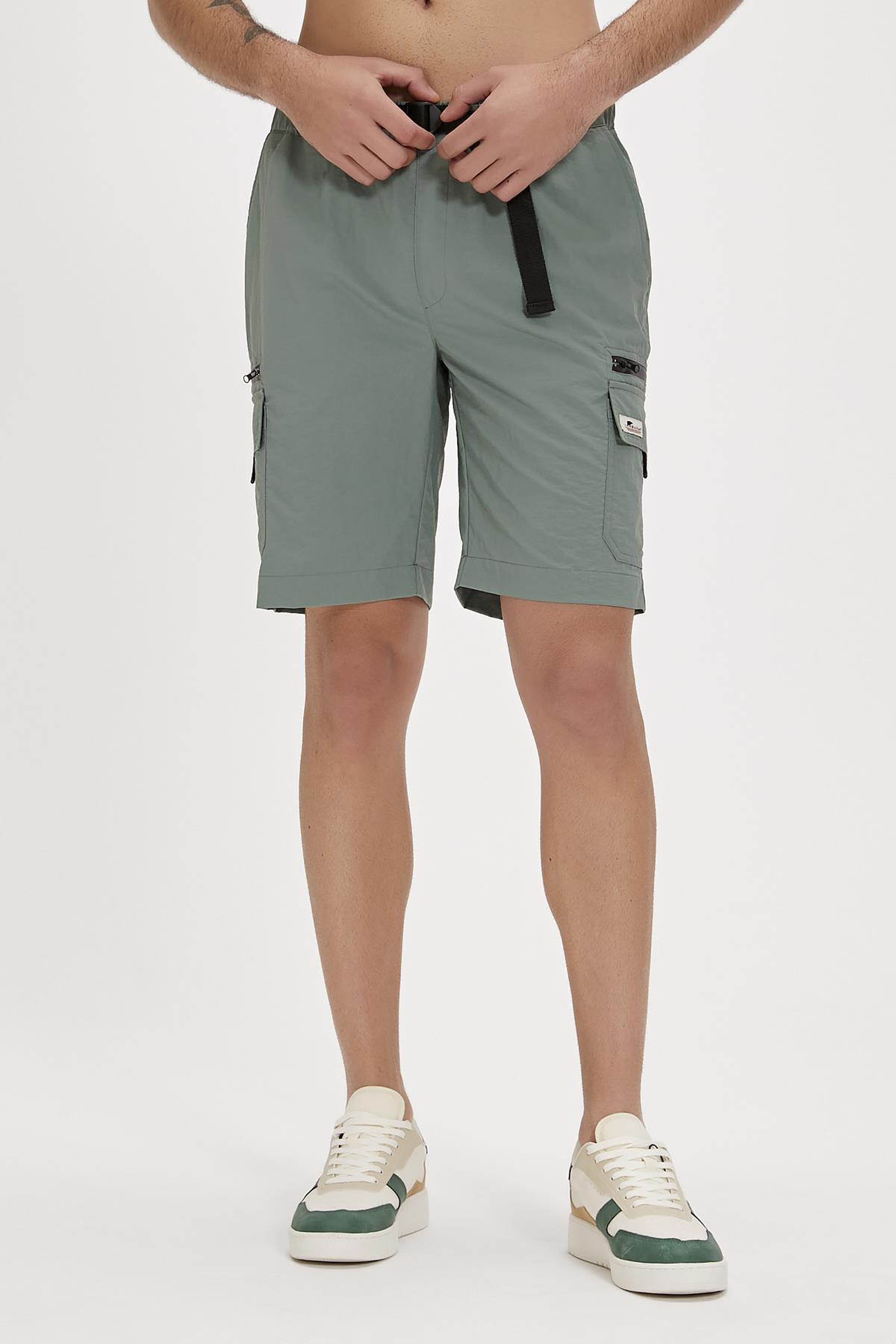 Richard Soluk Yeşil Erkek Kargo Şort