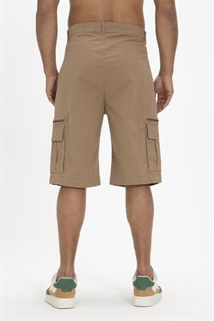 Rope SweatShorts Camel Kahverengi Erkek Şort