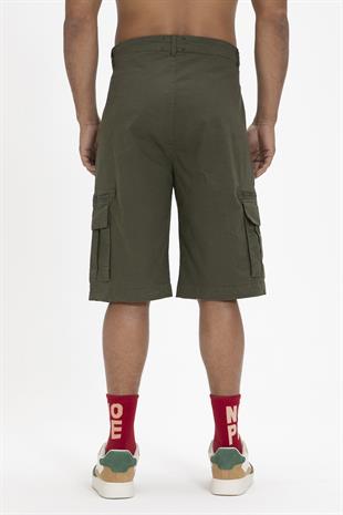 Rope SweatShorts Haki Yeşil Erkek Şort