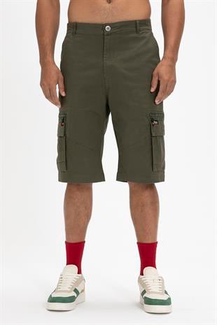 Rope SweatShorts Haki Yeşil Erkek Şort