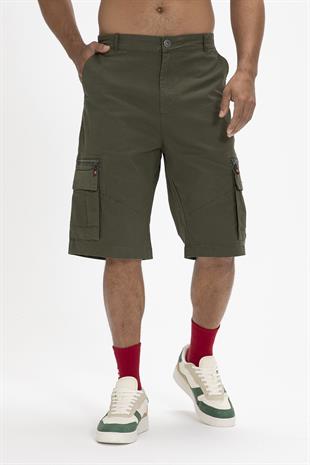 Rope SweatShorts Haki Yeşil Erkek Şort