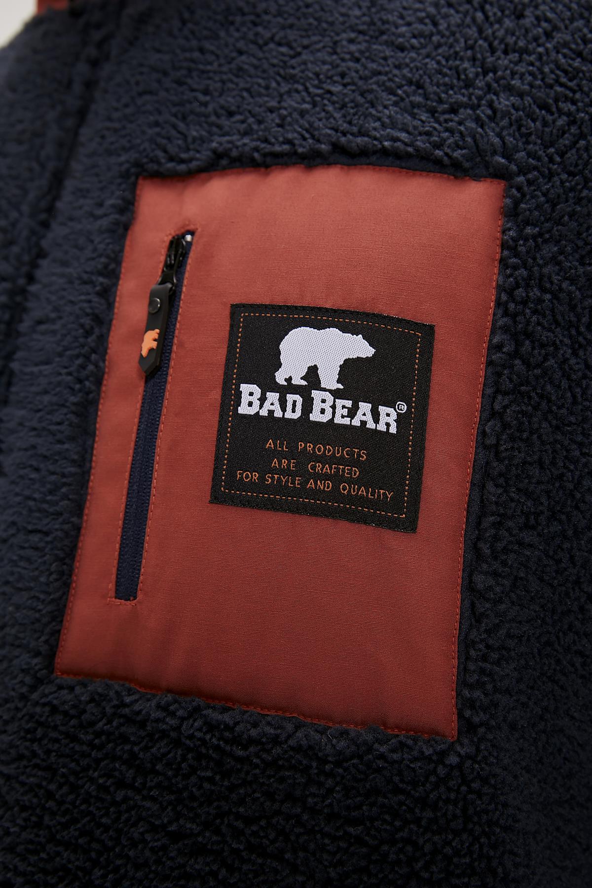 Ryan Plush Full-Zip Lacivert Erkek Sweatshirt