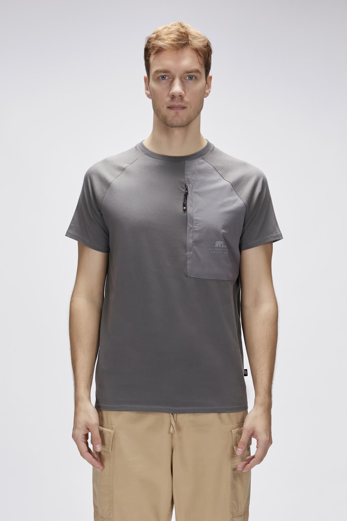 Simon Asphalt Mens Printed T-Shirt