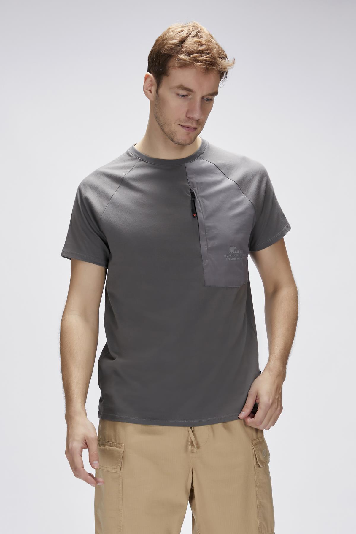 Simon Asphalt Mens Printed T-Shirt