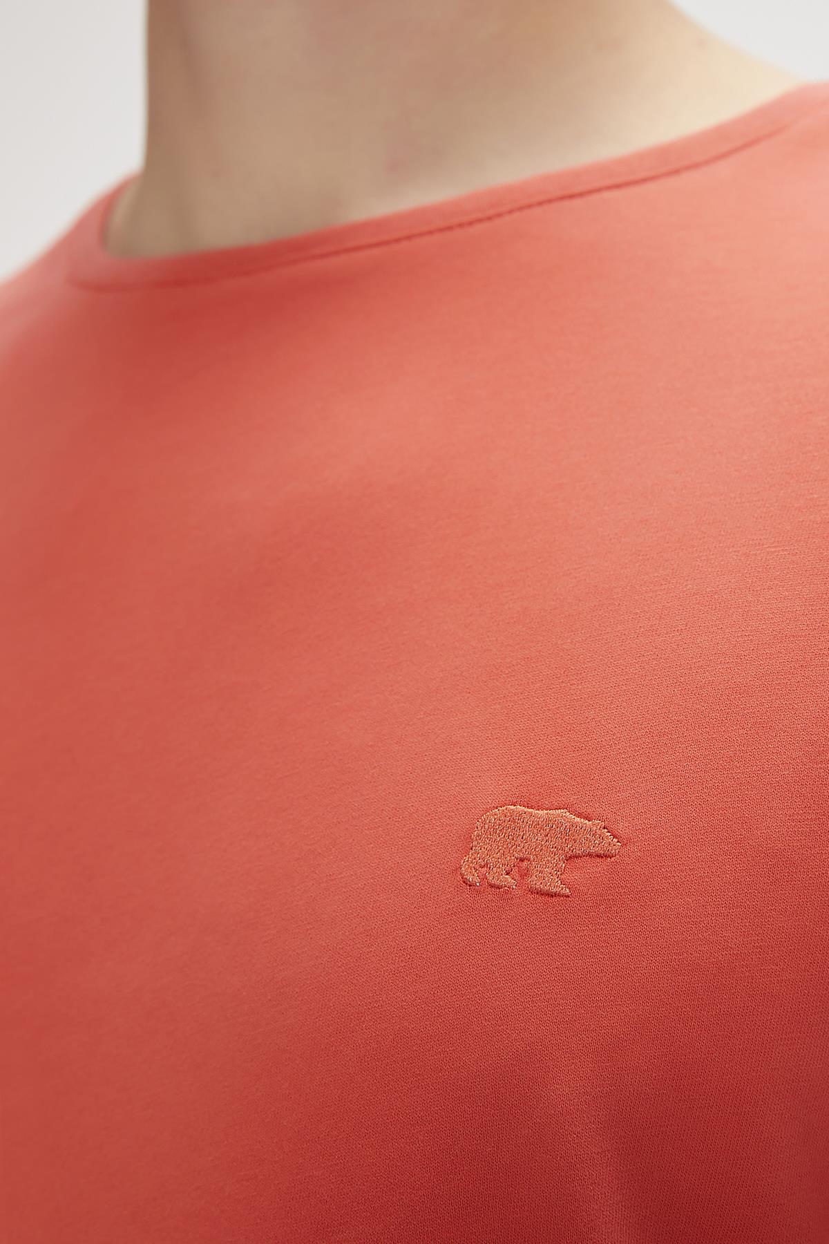 Solid Tarçın Basic Erkek Tişört