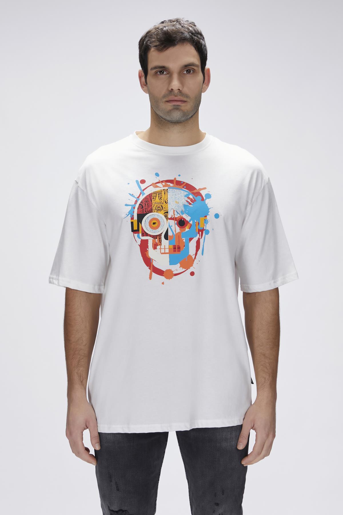 Sten Off-White Mens Oversize T-Shirt