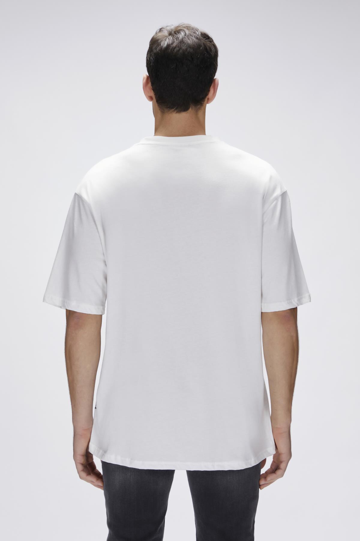 Sten Off-White Mens Oversize T-Shirt
