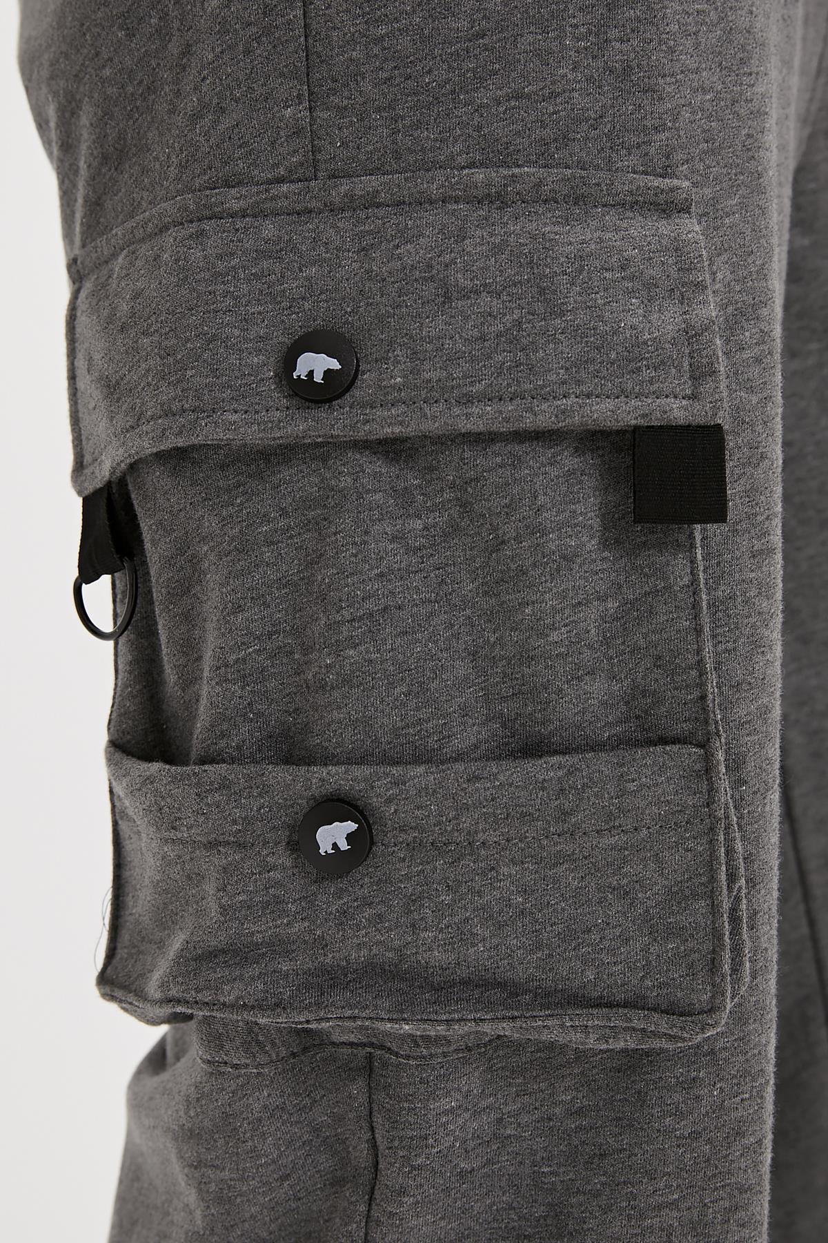 Valencia Pants Koyu Gri Kargo Cep Erkek Eşofman Altı