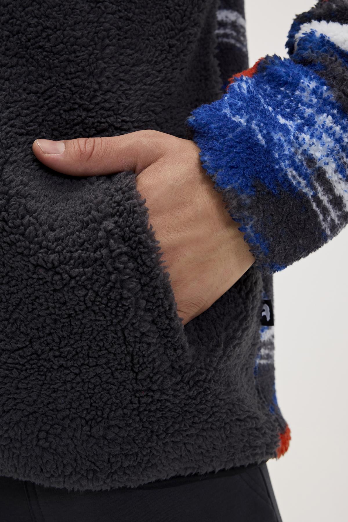 Vernon Asfalt Erkek Full-Zip Polar Sweatshirt