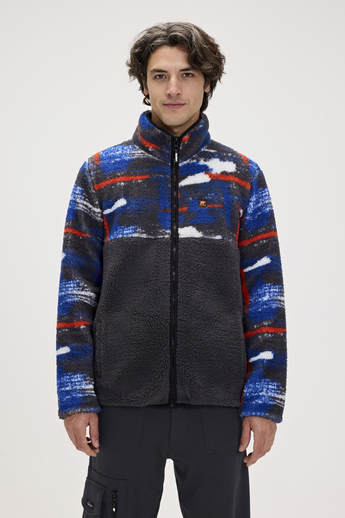 Vernon Asfalt Erkek Full-Zip Polar Sweatshirt