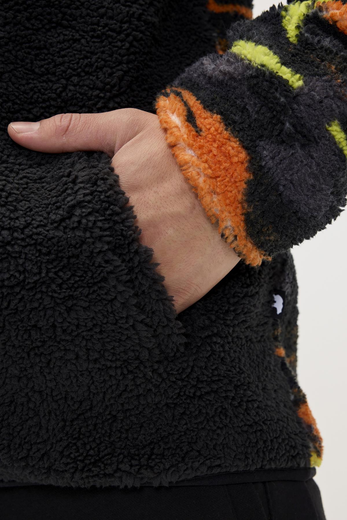 Vernon Night Mens Full-Zip Polar Sweatshirt