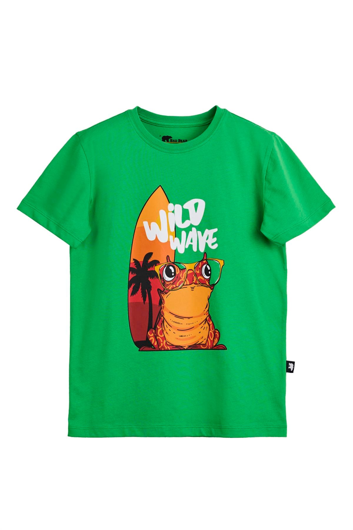 Wave Green Kids T-Shirt